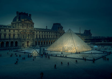 Pyramide du Louvre, Paris. 19 November 2021